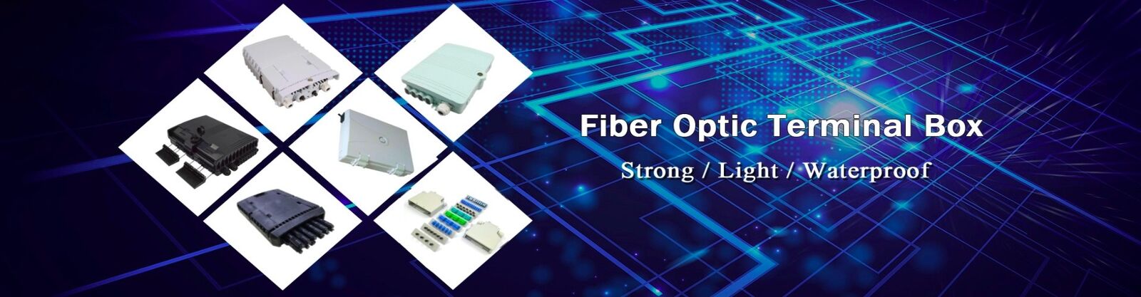 Caja terminal de la fibra óptica