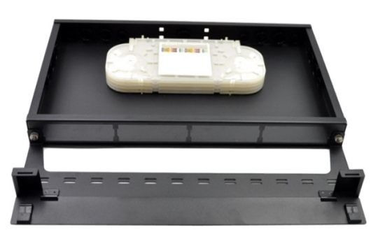 19" soporte de estante del módulo del casete de la fibra del LC 1U de los paneles de remiendo de FTTH MPO MTP