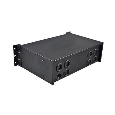 3u 3ru 19" estante de la fibra óptica de ODF 96 montó el tipo el panel del cajón del recinto de remiendo