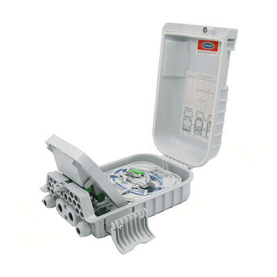 Distribución IP68 16Cores de la caja del divisor de la fibra óptica del PLC de FTTx 1x8