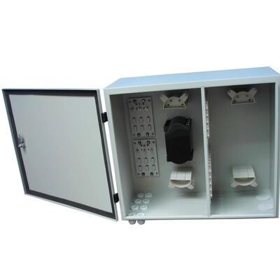 Base del terminal 96 de la distribución de la fibra de Grey Fiber Optic Enclosure Outdoor LC ODF
