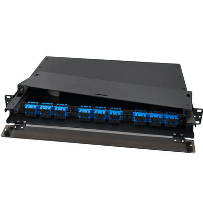 Los paneles de remiendo de OS2 MPO MTP UPC duplican el panel de remiendo de fibra del SC del adaptador de LGX