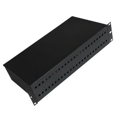El panel de distribución fijado de la fibra óptica de ODF 2U atormenta el panel de remiendo montado