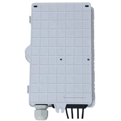 SC UPC SX SM IP66 blanco de la caja terminal de la fibra óptica 4Port para la telecomunicación