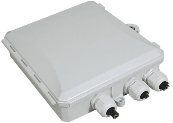 Caja terminal 12Cores de la fibra óptica interior/SC/LC/ST/FC al aire libre gris claro