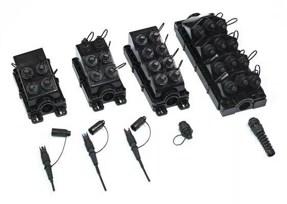 Caja terminal de los cables de descenso de los recintos SST del soporte de la pared de la fibra óptica de MST IP68