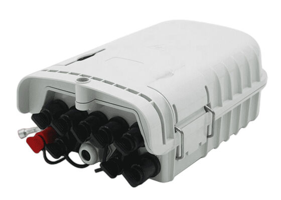 Caja portuaria Grey Optical Terminal Enclosure IP65 de la terminación de la fibra del PLC 8 del ABS
