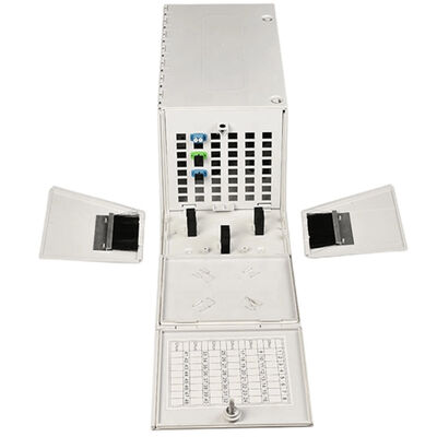 48 empalmes de la caja terminal 48 de Ethernet de los adaptadores de la caja SCAPC de la terminación de la fibra de la base