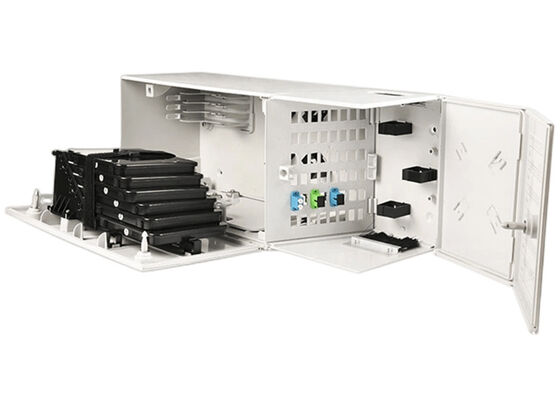 48 empalmes de la caja terminal 48 de Ethernet de los adaptadores de la caja SCAPC de la terminación de la fibra de la base