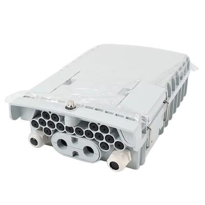 Divisor gris claro del PLC 1x8 de la caja del divisor de la fibra óptica del SM/del milímetro