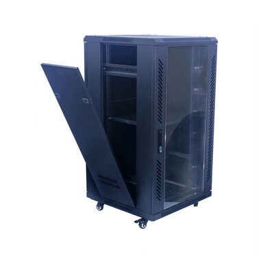 19 gabinete IP20 del servidor de la situación del piso del gabinete 22U del estante del servidor de la pulgada