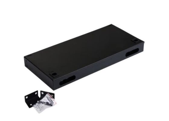 Adaptador fijo del St Upc del panel de remiendo de la base del recinto 12 del soporte de estante de la fibra óptica 1U