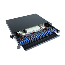 Color negro del panel de remiendo de la fibra óptica del dúplex del LC para la conexión de red