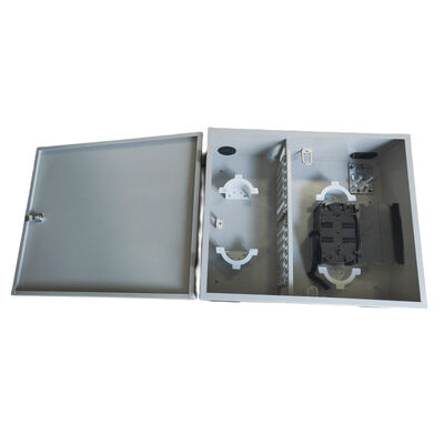 72/144Core SC/LC/FC/ST Revestimiento de fibra montado en la pared APC/UPC Panel de parches grises
