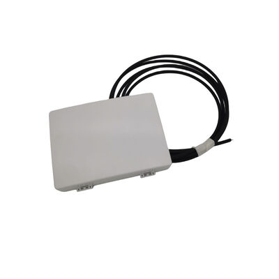 Cajas de terminación de fibra negra Diseño cuadrado 6 puertos disponibles