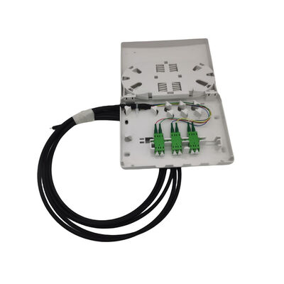6 puertos Compact Fiber Termination Box Kit Dependiendo de la salida de la pared elegida