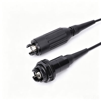 Carrete de Fibra Óptica Táctica FTTA con Conector de Haz Expandido AARC HXB11 HXB13 HXB15 SM 2 4 6 8 Fibras Canales Núcleos 10-300M