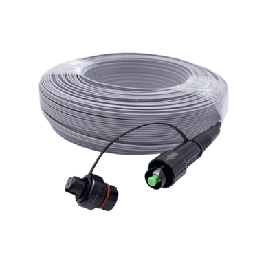 Cable de conexión rápida 1F, cable de bajada SC/APC pre-conectorizado para exteriores, cable de bajada FTTH, coleta