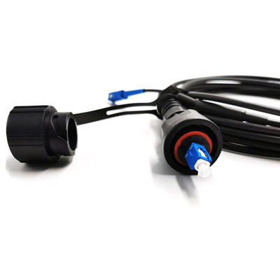 Cable de conexión de fibra blindado e impermeable para exteriores ODVA SC a SC UPC APC de 5,0 mm FTTA Ip68