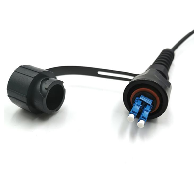 Cable de conexión de fibra blindado e impermeable para exteriores FTTA ODVA LC a DLC UPC APC de 5,0 mm