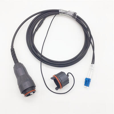 Cable de conexión de fibra blindado e impermeable para exteriores FTTA Fullaxs DLC a DLC de 4,8 mm Ip68