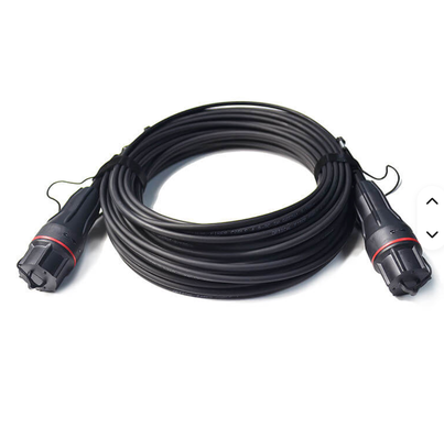 Cable de conexión de fibra blindado e impermeable para exteriores FTTA Fullaxs DLC a Fullaxs DLC de 4,8 mm Ip68